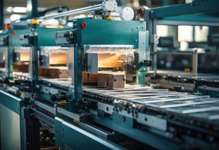 Automated packaging line, efficiency in production.